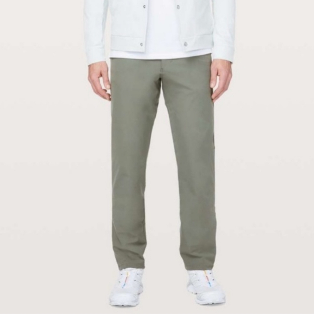 Lululemon men's army green ABC pants size 38
